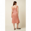 Vestidos Vestido KING LOUIE Brigitta Chopito Stripe Summer Fig