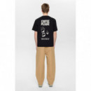 Camisetas Hombre Camiseta ANERKJENDT Akvillads Coffeeplease Caviar