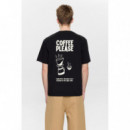 Camisetas Hombre Camiseta ANERKJENDT Akvillads Coffeeplease Caviar