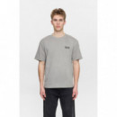 Camisetas Hombre Camiseta ANERKJENDT Akvillads Brewlikeamaster Gray Flannel