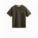 Camisetas Hombre Camiseta ANERKJENDT Akvillads Italien Coffee Forest Night