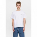 Camisetas Hombre Camiseta ANERKJENDT Akvillads Timeless Bright White