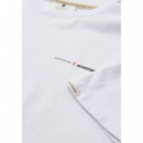 Camisetas Hombre Camiseta ANERKJENDT Akvillads Timeless Bright White