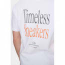 Camisetas Hombre Camiseta ANERKJENDT Akvillads Timeless Bright White