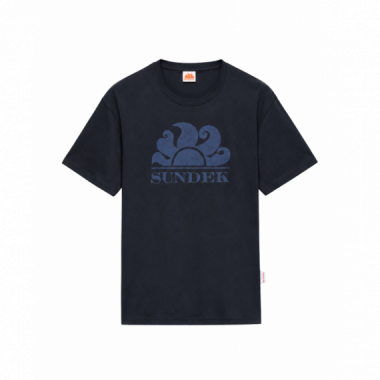 Camisetas Hombre Camiseta SUNDEK New Simeon Log Navy