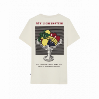 Camisetas Hombre Camiseta JIMMY LION Roy Lichtenstein Still Life With Crystal Bowl