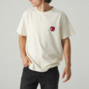 Camisetas Hombre Camiseta JIMMY LION Roy Lichtenstein Still Life With Crystal Bowl