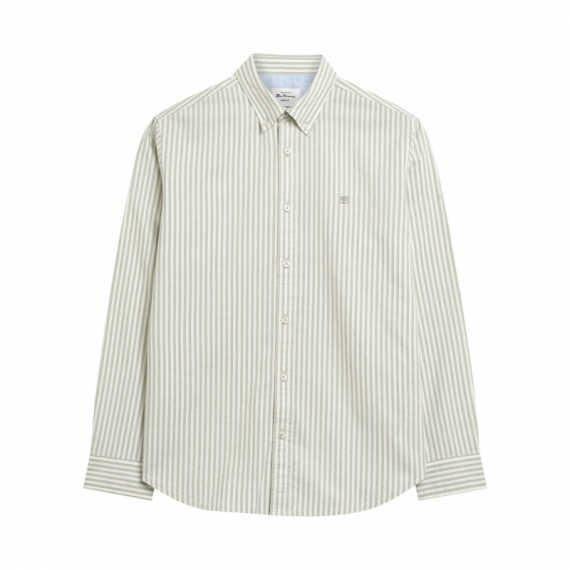 Camisas Camisa BEN SHERMAN Oxford Stripe Sage