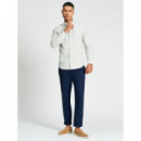 Camisas Camisa BEN SHERMAN Oxford Stripe Sage