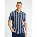 Camisas Camisa BEN SHERMAN Block Geo Jacquard Twilight Denim