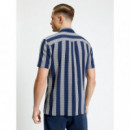 Camisas Camisa BEN SHERMAN Block Geo Jacquard Twilight Denim