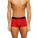 Ropa Interior Pack de 3 Calzoncillos DIESEL Boxers Damien Rojo
