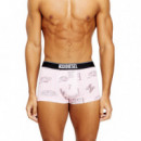 Ropa Interior Pack de 3 Calzoncillos DIESEL Boxers Damien D-box Negro Blanco