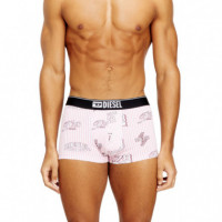 Ropa Interior Pack de 3 Calzoncillos DIESEL Boxers Damien D-box Negro Blanco