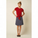 Camisas y Tops Camiseta KING LOUIE Tulum Knot Chili Red