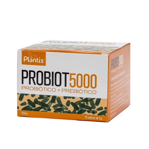 Probiot 5000 Probiotico + Prebiotico Plantis Mega Plus - 15 Sobres X 5 Gr  MEGAPLUS