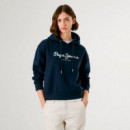 PEPE JEANS Sudadera Baddy Hoodie Azul PL5800001-LUE