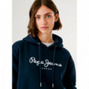 PEPE JEANS Sudadera Baddy Hoodie Azul PL5800001-LUE