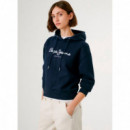 PEPE JEANS Sudadera Baddy Hoodie Azul PL5800001-LUE