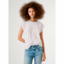 PEPE JEANS Camiseta Blanca PL506111-800