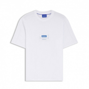Hugo Blue Camiseta confeccionada en algod&oacute;n 50557813-100