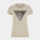 Guess  Camiseta Beige W6GI19 K3042-G1M5