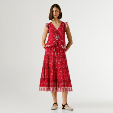 Pepe Jeans Top sin mangas con volantes PL3051410-264