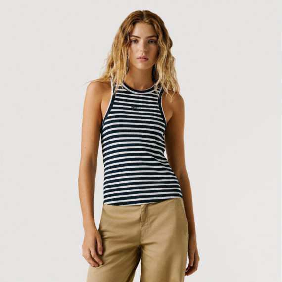 Pepe Jeans Camiseta sin mangas de cuello redondo PL5000140-594