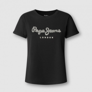 Pepe Jeans Camiseta de manga corta y cuello redondo PL5000142-999