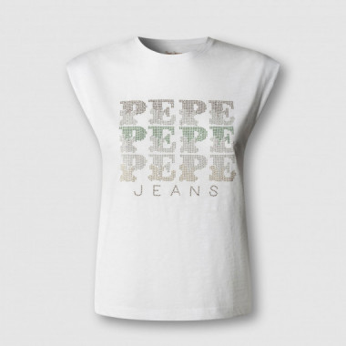 Pepe Jeans Camiseta sin mangas de cuello redondo PL5000163-800