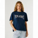 Pepe Jeans Camiseta de manga corta y cuello redondo PL5000165-597