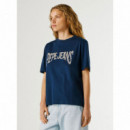 Pepe Jeans Camiseta de manga corta y cuello redondo PL5000165-597
