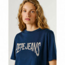 Pepe Jeans Camiseta de manga corta y cuello redondo PL5000165-597