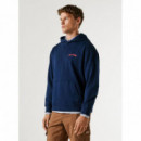 PEPE JEANS Sudadera con Capucha de Tejido de Rizo PM5800149-580
