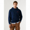 PEPE JEANS Sudadera con Capucha de Tejido de Rizo PM5800149-580