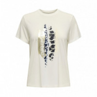 ONLY Camiseta Dibujo Frontal 15307292-4735898