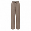ONLY Pantalón de Lino Rayas 15322263-4945053