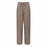 ONLY Pantalón de Lino Rayas 15322263-4945053