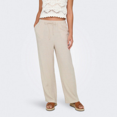 Only Pantal&oacute;n de lino rayas 15322263-4486634