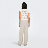 ONLY Pantalón de Lino Rayas 15322263-4486634