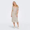 ONLY Vestido MIDI Camisero 15347210-4747353
