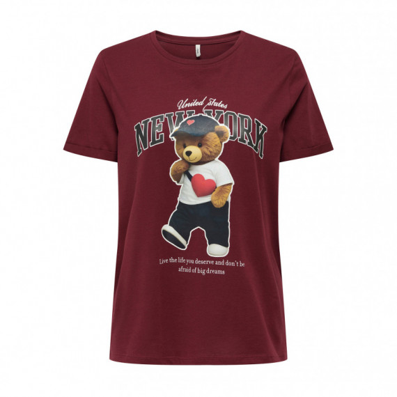 Only Camiseta estampado frontal 15362081-4895756