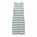 Only Vestido corto de rayas 15367563-4941433