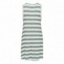 Only Vestido corto de rayas 15367563-4941433