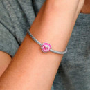CHARM FLOR PENSAMIENTO ROSA 790777C01