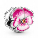 CHARM FLOR PENSAMIENTO ROSA 790777C01