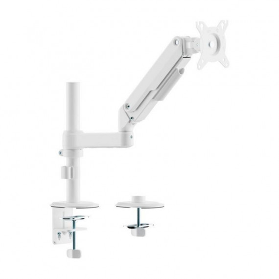 Soporte de Mesa AISENS DT32TSR-437 ECO para TV/Monitor 17-32'' con 1 Brazo Articulado Giratorio e Inclinable Blanco