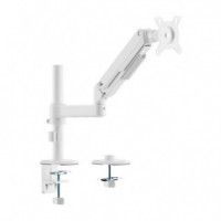 Soporte de Mesa AISENS DT32TSR-437 Eco para Tv/monitor 17-32'' con 1 Brazo Articulado Giratorio E Inclinable Blanco