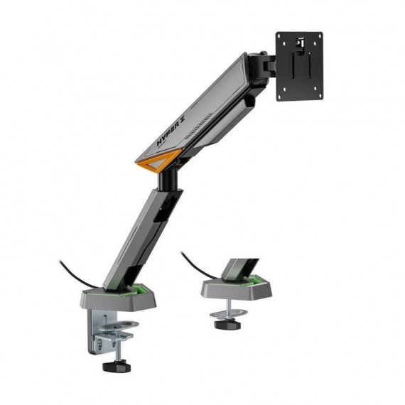 Soporte de Mesa Gaming AISENS DT49TSRRGB-347 para Monitor 17-49" RGB (hasta 16kg)
