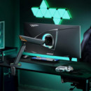Soporte de Mesa Gaming AISENS DT49TSRRGB-347 para Monitor 17-49" RGB (hasta 16kg)